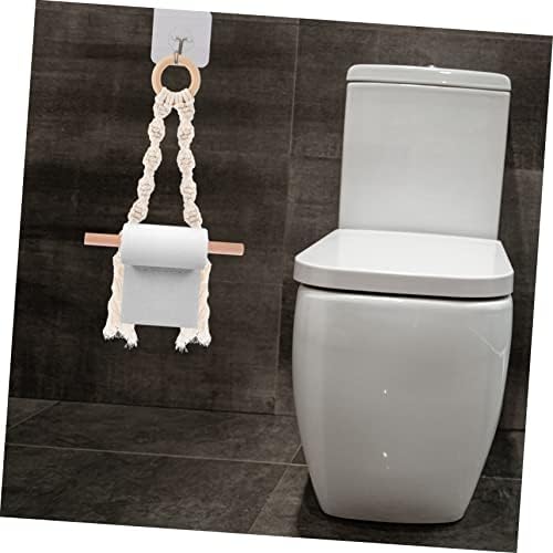 Alipis Toilet Paper Holder Wall Hanging Rack for Cotton Towels More