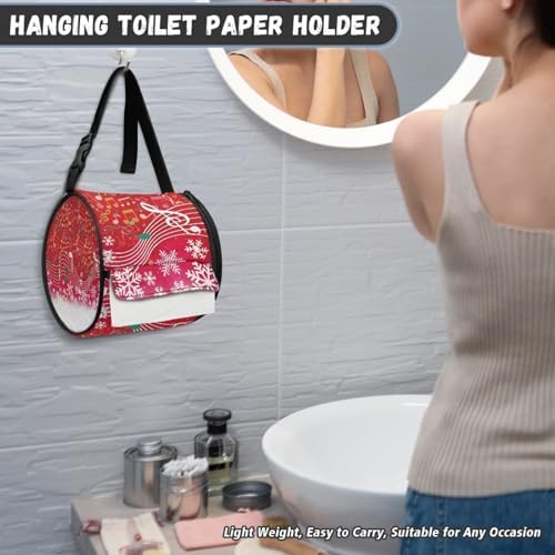 Christmas Snowflake Toilet Paper Hanger Personalized for Christmas