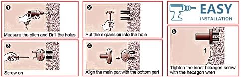Bathroom Towel Holder Gold Round WallMounted Holder