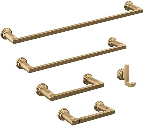 Delta Tetra 1-Pack Bahrain bronzed 24 towel rack for the bathroom