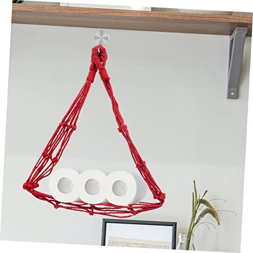 2Pcs Wall-Mounted Durable Hanging Toilet Paper Holder for Bathroom Bedroom
