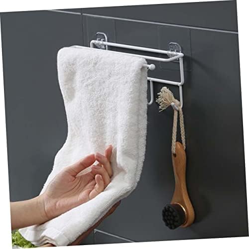 Hemoton Flexible Round Bead Towel Rack