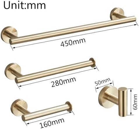 Extreme All-in-One Bathroom Hardware Set with Modern Design