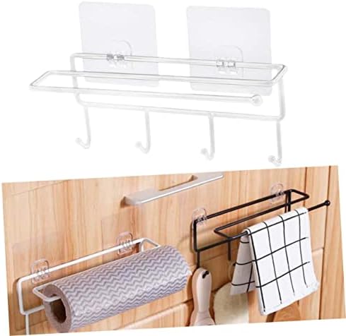 Hemoton Flexible Round Bead Towel Rack