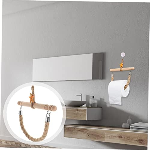 Sturdy Nautical Rope Bathroom Towel Paper Holder