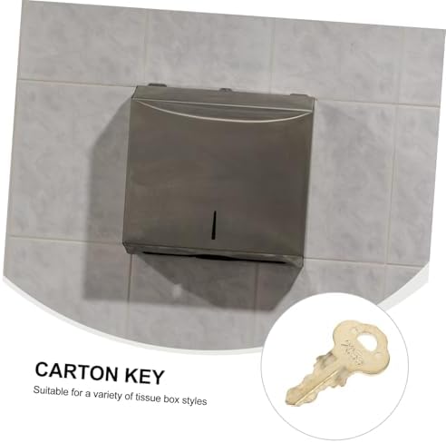 2-Piece Toilet Dispenser Key Replacement for Universal Towel Holders