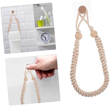 Hanging Cotton Rope Toilet Paper Holder