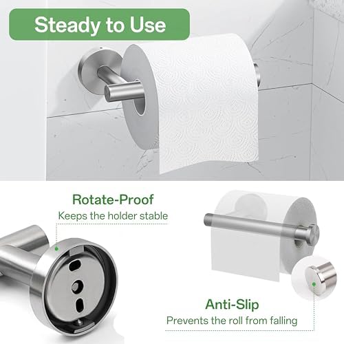 IIUIKOO Wall-Mounted Toilet Paper Holder