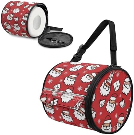YUVAMIMO Santa Claus Hanging Toilet Paper Organizer