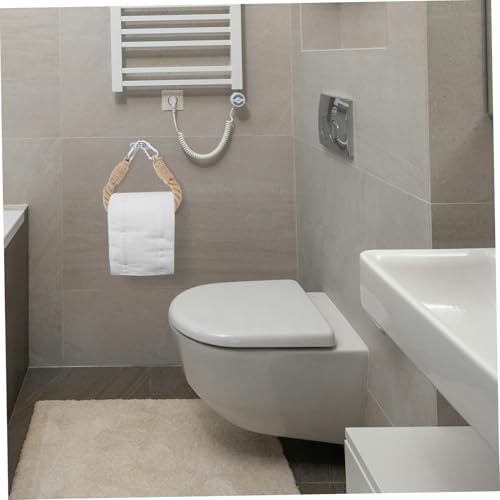 VINTAGE ROP TOILET PAPER HOLDER WALL MOUNTED