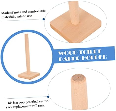 Elegant Wood Toiletpaper Holder