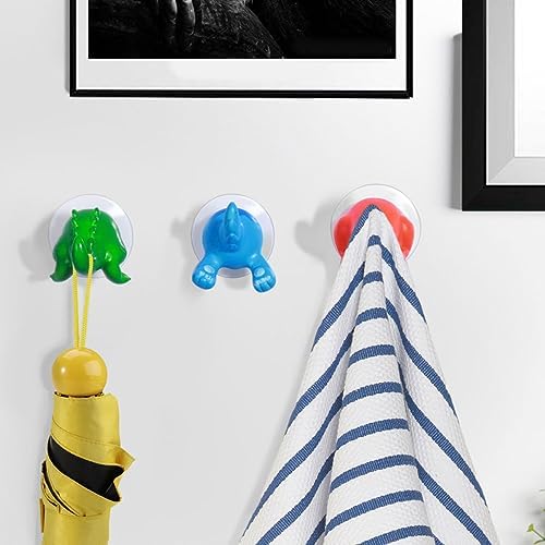 12-Piece Durable Suction Cup Hook Set