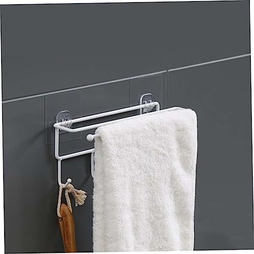 Hemoton Flexible Round Bead Towel Rack