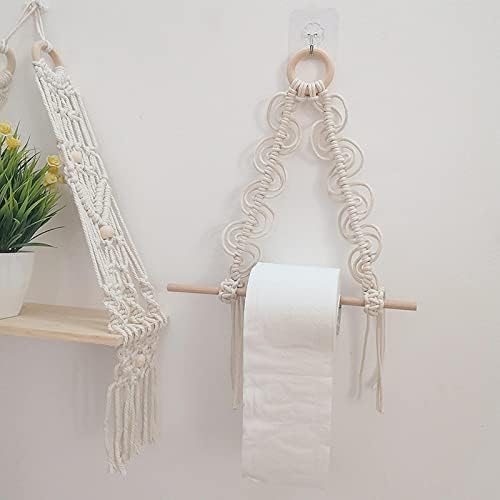 Fuzzy Boho-Style Toilet Paper Holder