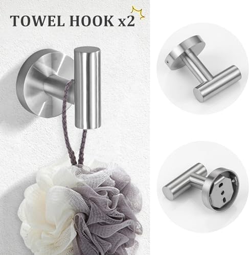 High-Quality 3-Piece Stainless Steel Toilet Paper Holder Modern Design