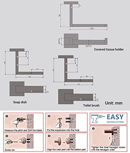 Polished Chrome Wall-Mounted Stainless Steel Towel Bar Modern Bathroom Accessories