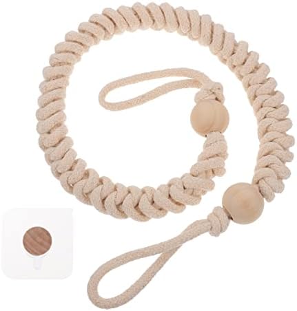 Ciieeo Retro Cotton Rope Roll Holder for Bathroom Kitchen Organizing
