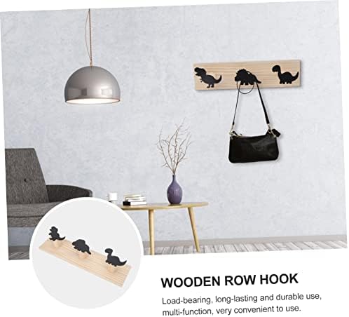 Dinosaur Wooden Row Hook