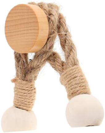 Creative Rope Wooden Bead Toilet Paper Holder