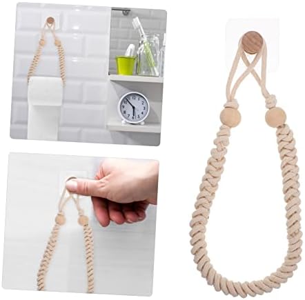 Cotton Rope Holder Wall-Mounted Toilet Paper Rack