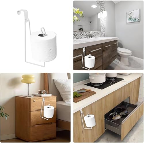 Efficient Toilet Paper Holder Small Space Storage Solution