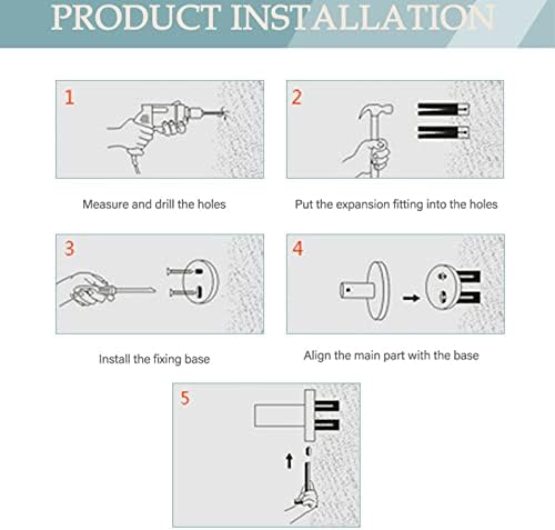 Sturdy Black Bathroom Towel Hook