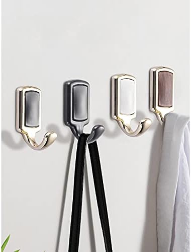 KIZQYN 6-Piece Bathroom Robe Towel Hook Set for Home Organization