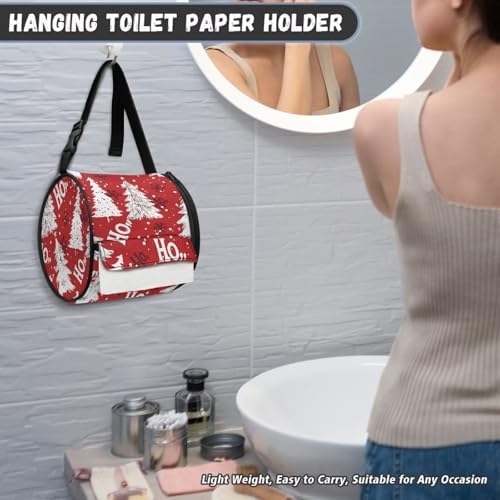 GLENLCWE Compact Portable Toilet Paper Holder for Travel and More