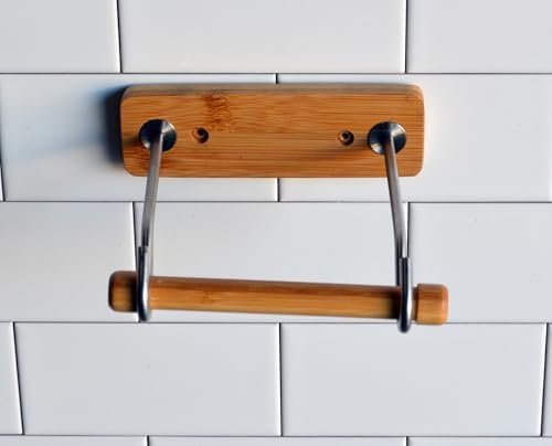 Premium Natural Bamboo Wall-Mount Storage