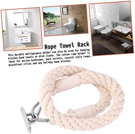 Ideal Small Roll Toilet Paper Holder with Cotton Rope