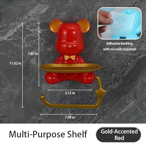 DIY Adorable Bear Toilet Paper Holder with Storage