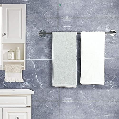 Sturdy Wall-Mounted Towel Bar Rail for Bathroom 50Cm