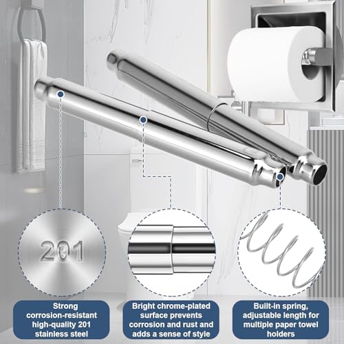 Sturdy Durable Toilet Paper Holder Chrome ElevateTech
