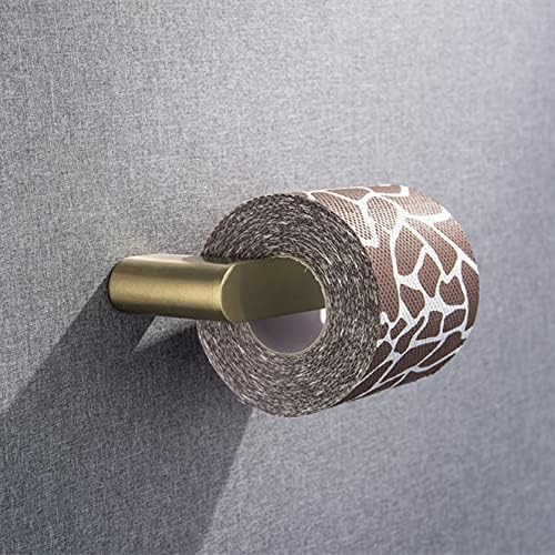 Brushed Gold Stainless Steel Bathroom Towel Bar Paper Holder Kit