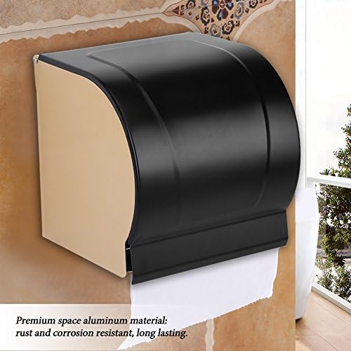 Space-Mounted Aluminum Toilet Paper Holder NATUDECO