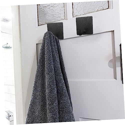4-Piece Chrome Towel Hooks - Heavy Duty Wall-Mounted Bathroom Towel Hangers