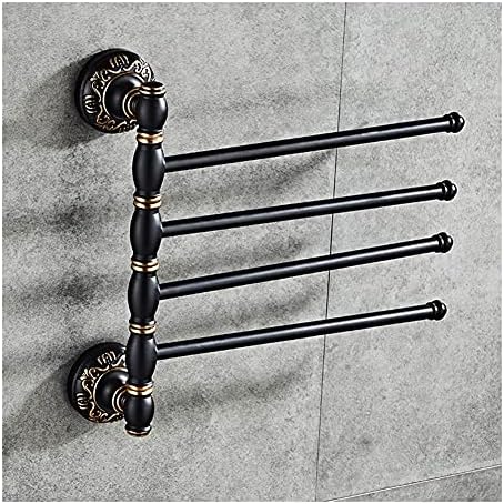 Bathmat Black Towel Rail