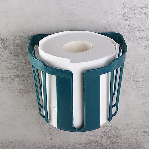 Stylish Wall-Mounted Toilet Paper Holder with Space-Saving Design