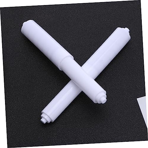 White Plastic Toilet Paper Holder Roller