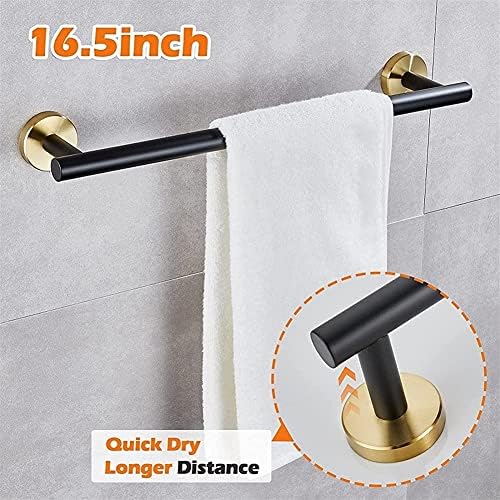 Towel Rail Rack BlackGold