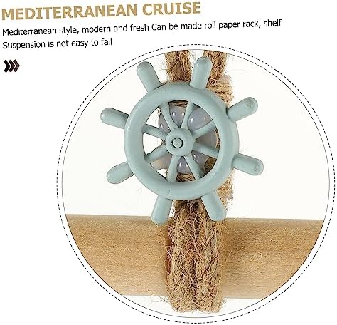Vibrant Nautical-Themed Wall-Mounted Towel Holder