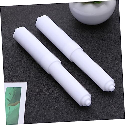High-Quality Toilet Paper Holder Extension 2Pack White