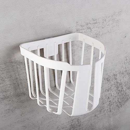 Stylish Wall-Mounted Toilet Paper Holder with Space-Saving Design