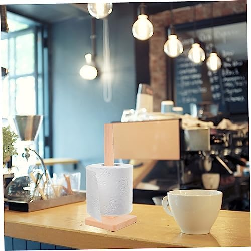 High-Quality Reusable Wooden Toilet Paper Holder in Kitchen Bathroom