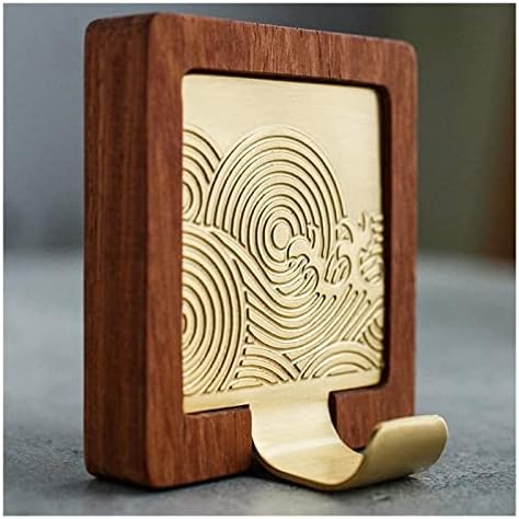 Single Bathroom Towel Hook with Art Deco Design