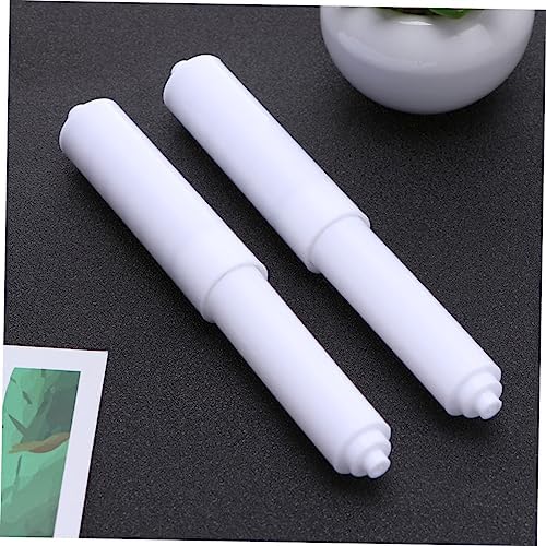 White Plastic Toilet Paper Holder Roller