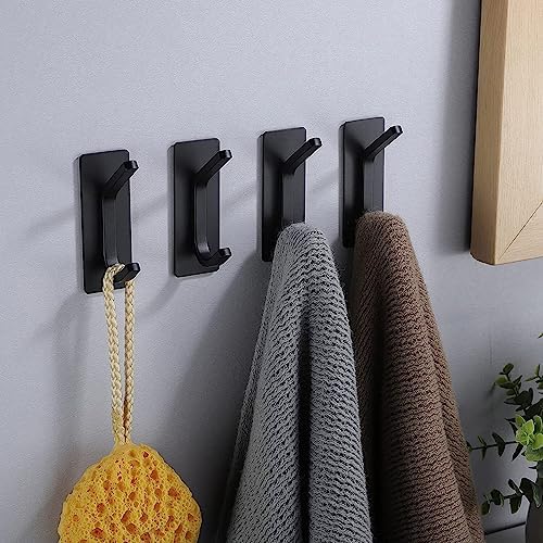 Towel Hooks 304 Stainless Steel Double Wall Hanger Gym