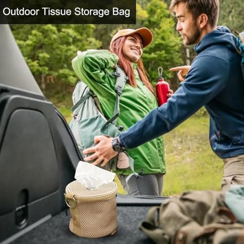 ESENTL Outdoor Hanging Toilet Paper Organizer