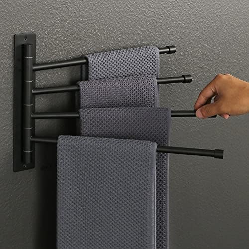 ultra professional touch rotation towel bar for bath stainless steel