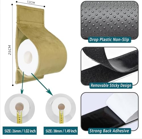 Space-saving Toilet Paper Holder